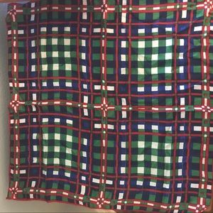 Vintage Checkered Scarf